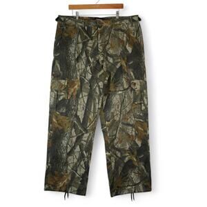 Outfitters Ridge Camo Cargo‎ Pants Mens XL (40-42) Hunting Realtree Hardwoods